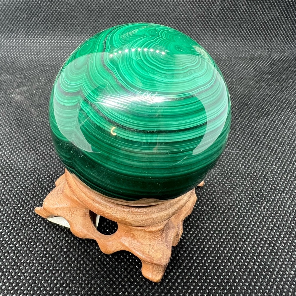 Malachite Sphere 12 oz